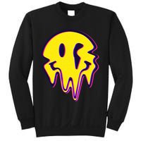 Melting Happy Face Smiley Trippy Acid Sweatshirt