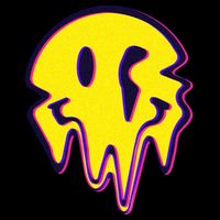 Melting Happy Face Smiley Trippy Acid 16 in Basic Backpack