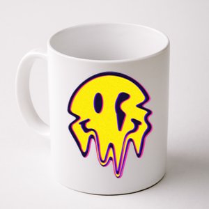 Melting Happy Face Smiley Trippy Acid Coffee Mug