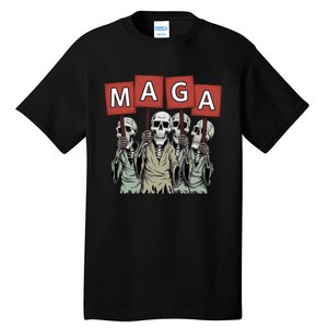 Maga Halloween Funny Halloween Trump Republican Tall T-Shirt