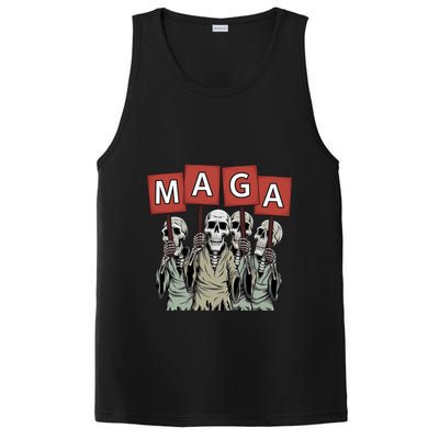 Maga Halloween Funny Halloween Trump Republican PosiCharge Competitor Tank