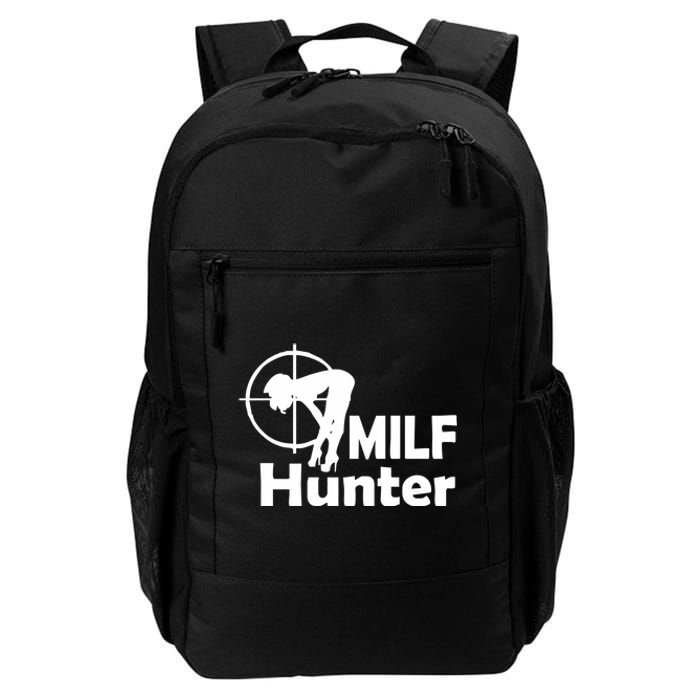 MILF Hunter | Funny Adult Humor Joke For Men Who Love Milfs Daily Commute Backpack