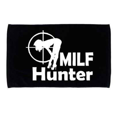 MILF Hunter | Funny Adult Humor Joke For Men Who Love Milfs Microfiber Hand Towel