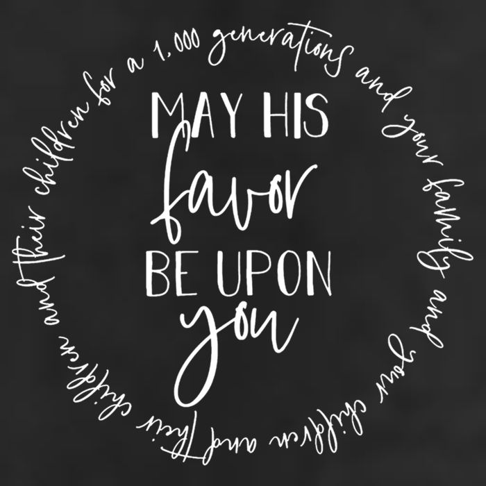 May His Favor Be Upon You The Blessing 1 000 Generations Gift 11oz C Handle Ceramic Mug