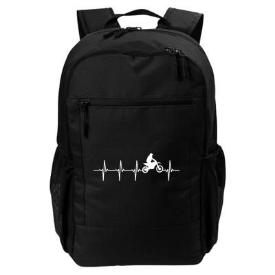 Motocross Heartbeat For Bikers Backpack