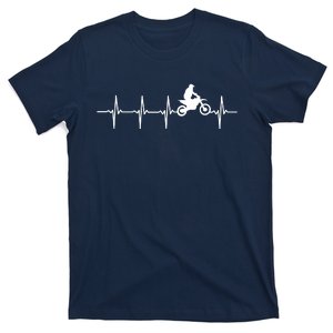 Motocross Heartbeat For Bikers T-Shirt