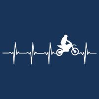 Motocross Heartbeat For Bikers Sustainable Bucket Hat