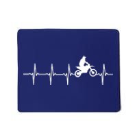 Motocross Heartbeat For Bikers Mousepad