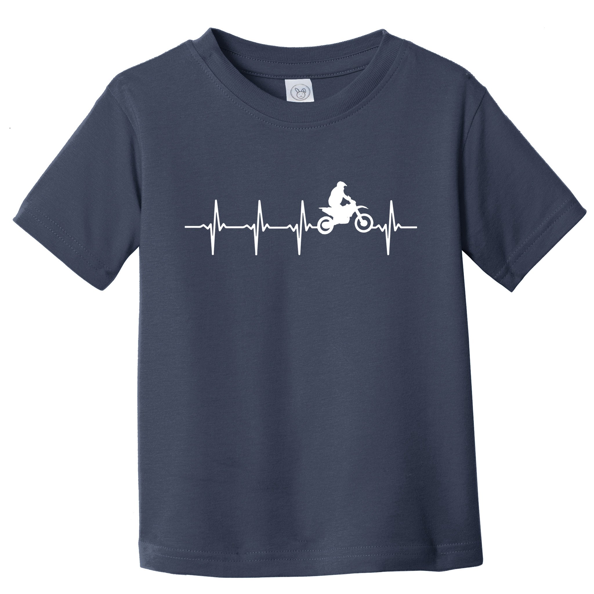 Motocross Heartbeat For Bikers Toddler T-Shirt