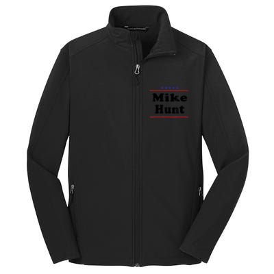 Mike Hunt For Senate Funny Midterm Election Parody Core Soft Shell Jacket