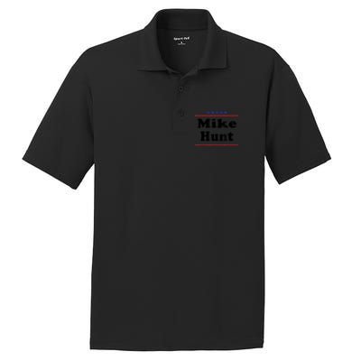 Mike Hunt For Senate Funny Midterm Election Parody PosiCharge RacerMesh Polo