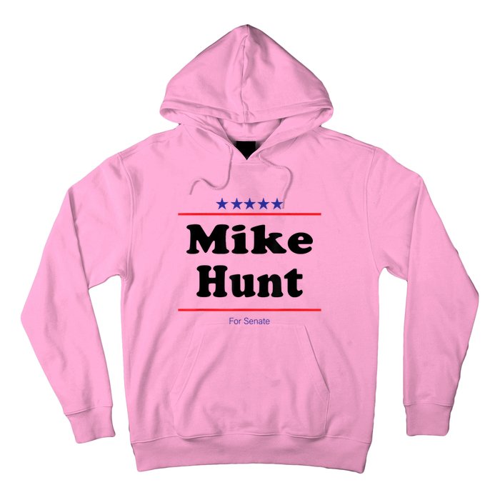 Mike Hunt For Senate Funny Midterm Election Parody Hoodie