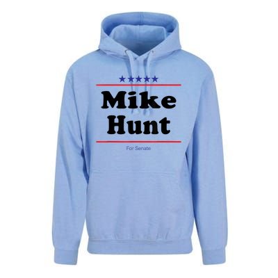 Mike Hunt For Senate Funny Midterm Election Parody Unisex Surf Hoodie