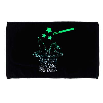 Magicians Hat For Magician Magic Icons Microfiber Hand Towel