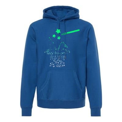 Magicians Hat For Magician Magic Icons Premium Hoodie