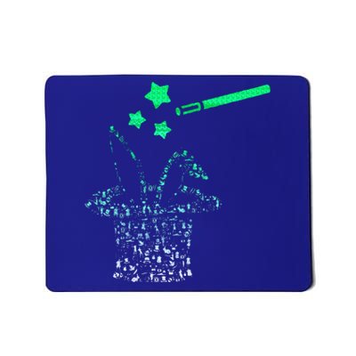 Magicians Hat For Magician Magic Icons Mousepad