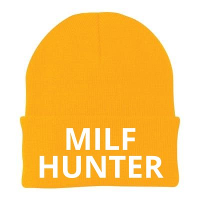 Milf Hunter Funny Adult Humor Gift Knit Cap Winter Beanie