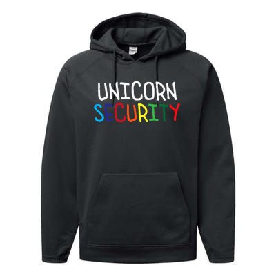 Magical Halloween Family Costume Set Unicorn Security Squad Performance Fleece Hoodie