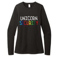 Magical Halloween Family Costume Set Unicorn Security Squad Womens CVC Long Sleeve Shirt