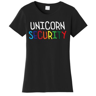 Magical Halloween Family Costume Set Unicorn Security Squad Women's T-Shirt