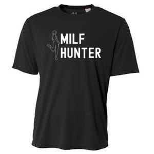 Milf Hunter Funny Adult Humor Gift Cooling Performance Crew T-Shirt