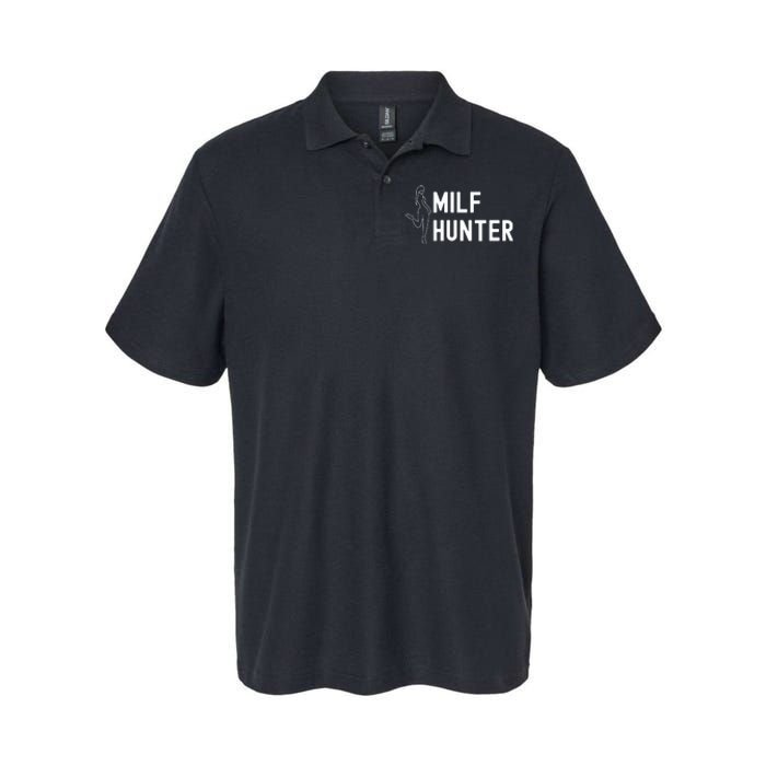 Milf Hunter Funny Adult Humor Gift Softstyle Adult Sport Polo