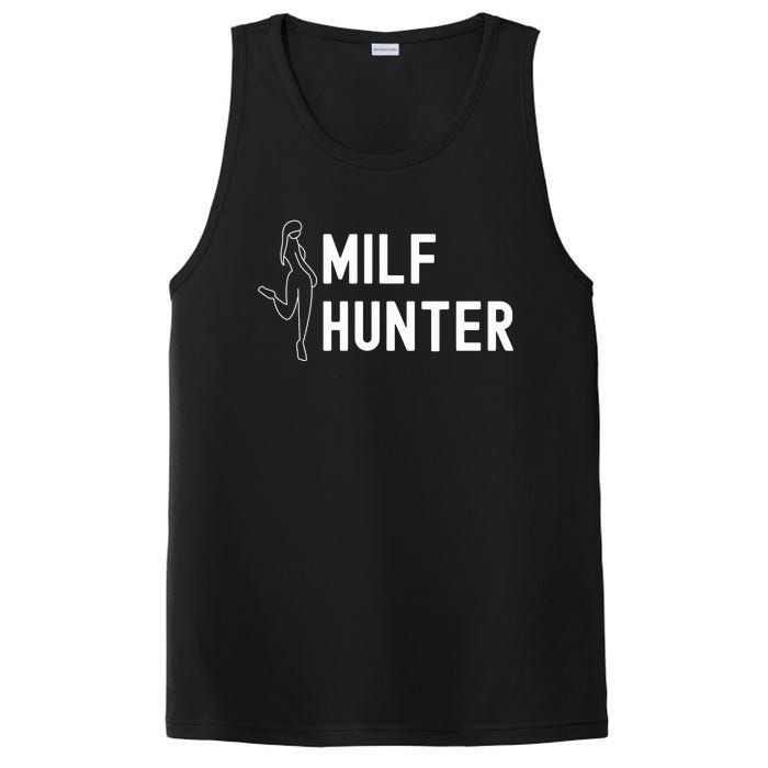 Milf Hunter Funny Adult Humor Gift PosiCharge Competitor Tank