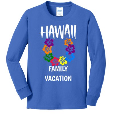 Matching Hawaii Family Vacation Outfit And Gift Kids Long Sleeve Shirt