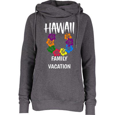 Matching Hawaii Family Vacation Outfit And Gift Womens Funnel Neck Pullover Hood