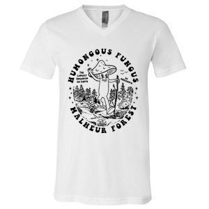 Mushroom Humongous Fungus V-Neck T-Shirt