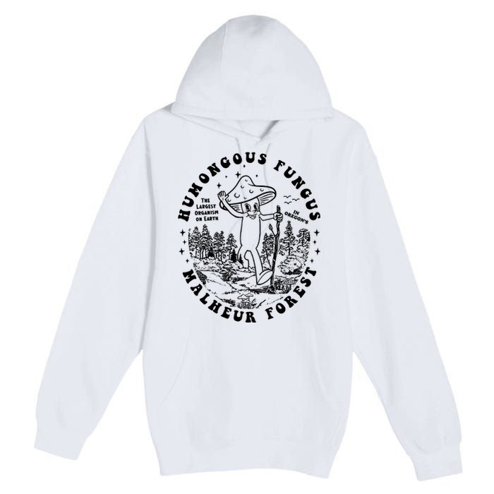 Mushroom Humongous Fungus Premium Pullover Hoodie