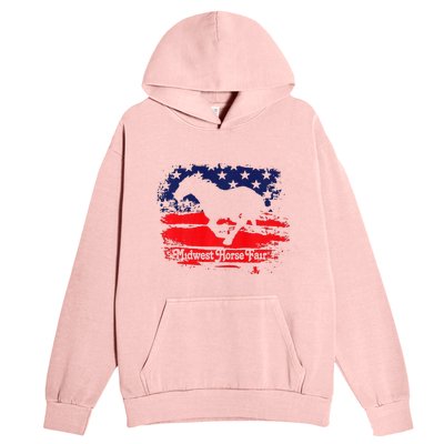 Midwest Horse Fair Redwhiteblue Flag Urban Pullover Hoodie