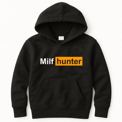 Milf Hunter Funny Adult Humour Joke For Who Love Milfs Kids Hoodie