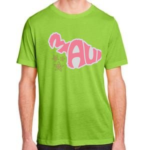 Maui Hawaii Floral Adult ChromaSoft Performance T-Shirt