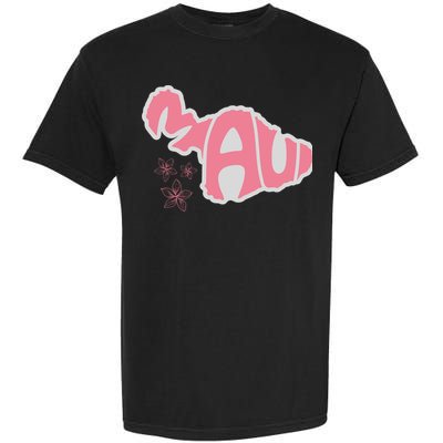 Maui Hawaii Floral Garment-Dyed Heavyweight T-Shirt