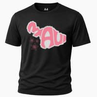 Maui Hawaii Floral Cooling Performance Crew T-Shirt