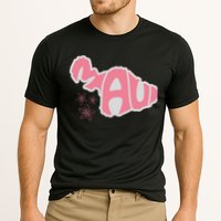 Maui Hawaii Floral Cooling Performance Crew T-Shirt