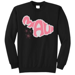 Maui Hawaii Floral Sweatshirt