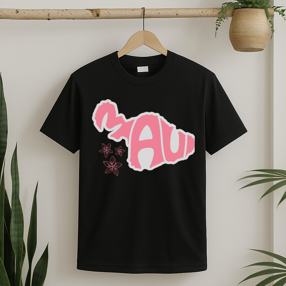 Maui Hawaii Floral T-Shirt