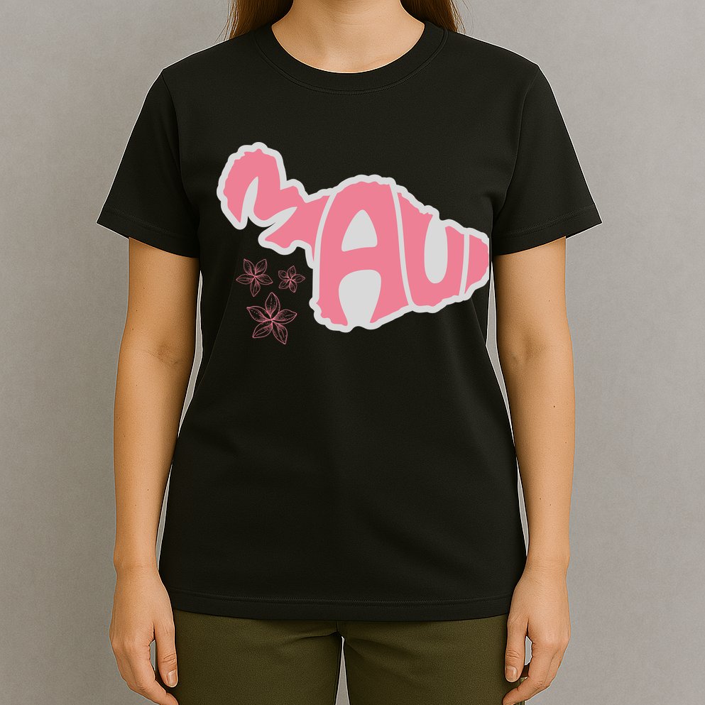 Maui Hawaii Floral T-Shirt
