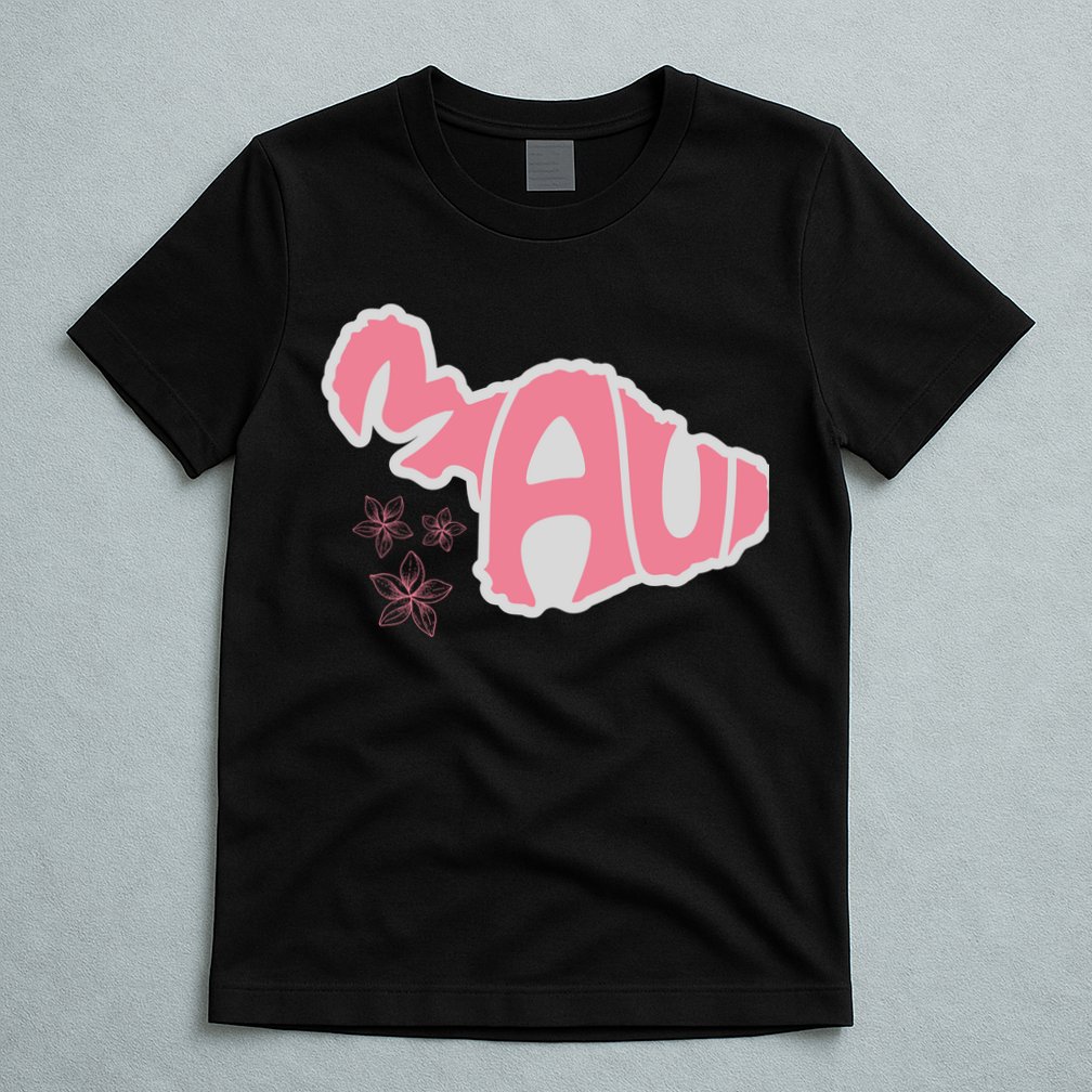 Maui Hawaii Floral T-Shirt