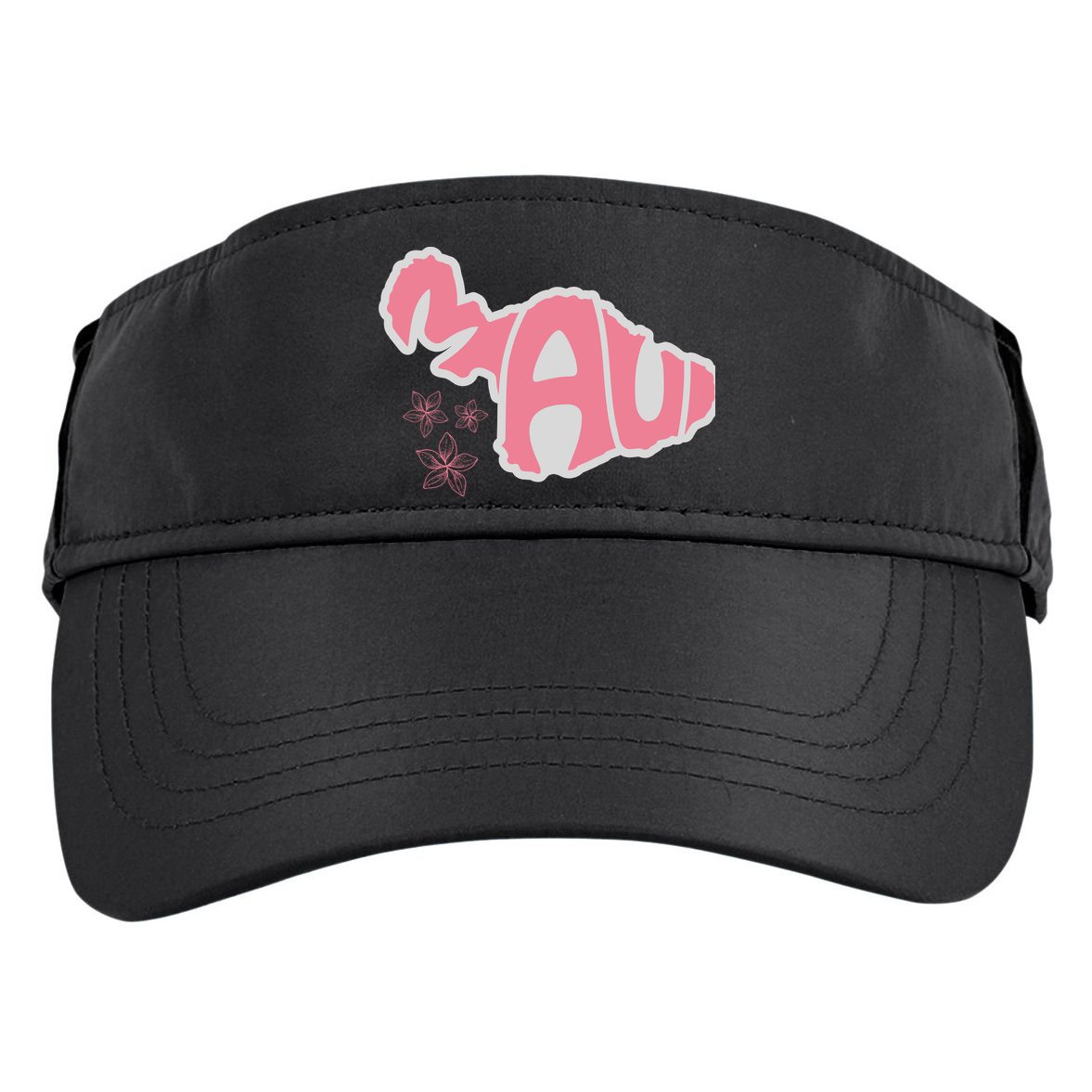 Maui Hawaii Floral Adult Drive Performance Visor