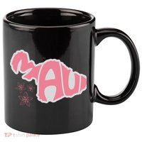 Maui Hawaii Floral 11oz C Handle Ceramic Mug