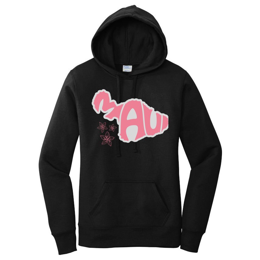 Maui Hawaii Floral Women's Pullover Hoodie