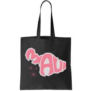 Maui Hawaii Floral Tote Bag