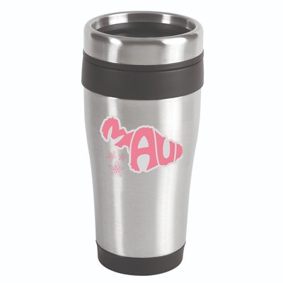 Maui Hawaii Floral 16oz Travel Tumbler