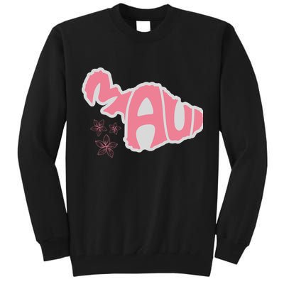 Maui Hawaii Floral Tall Sweatshirt