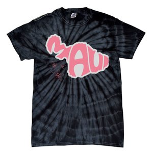 Maui Hawaii Floral Tie-Dye T-Shirt