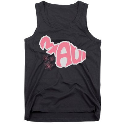 Maui Hawaii Floral Tank Top