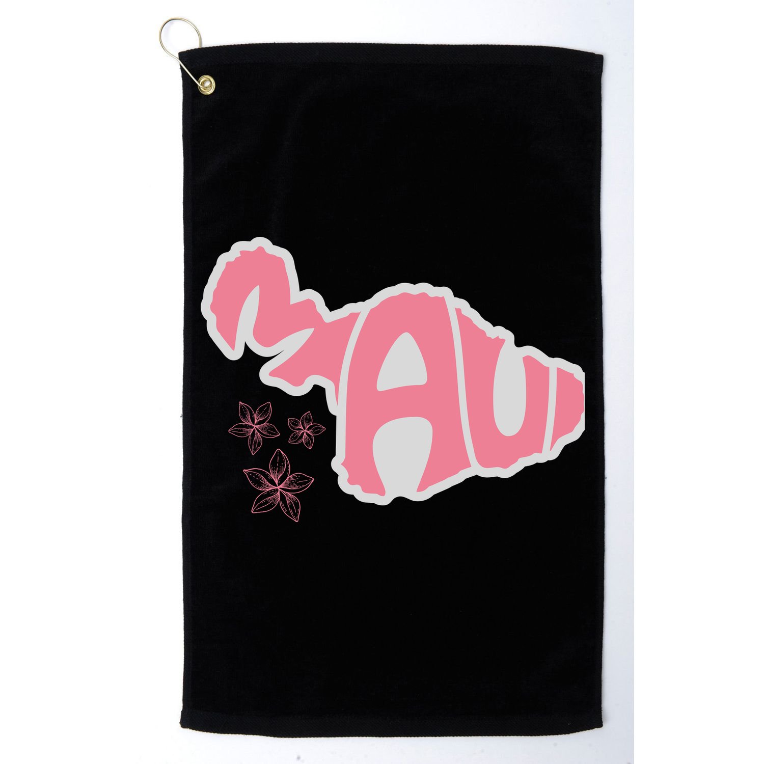Maui Hawaii Floral Golf Towel